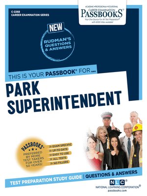 cover image of Park Superintendent